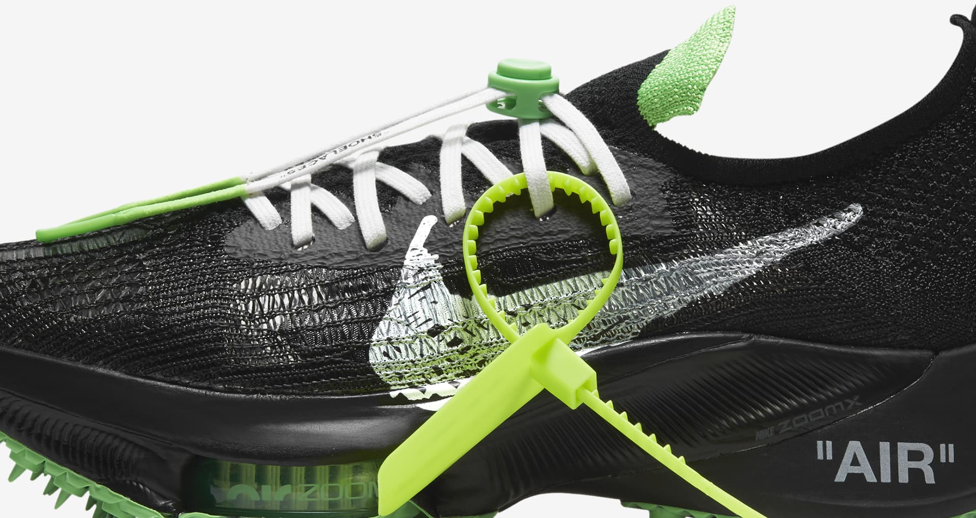 off white nike air zoom tempo next flyknit black